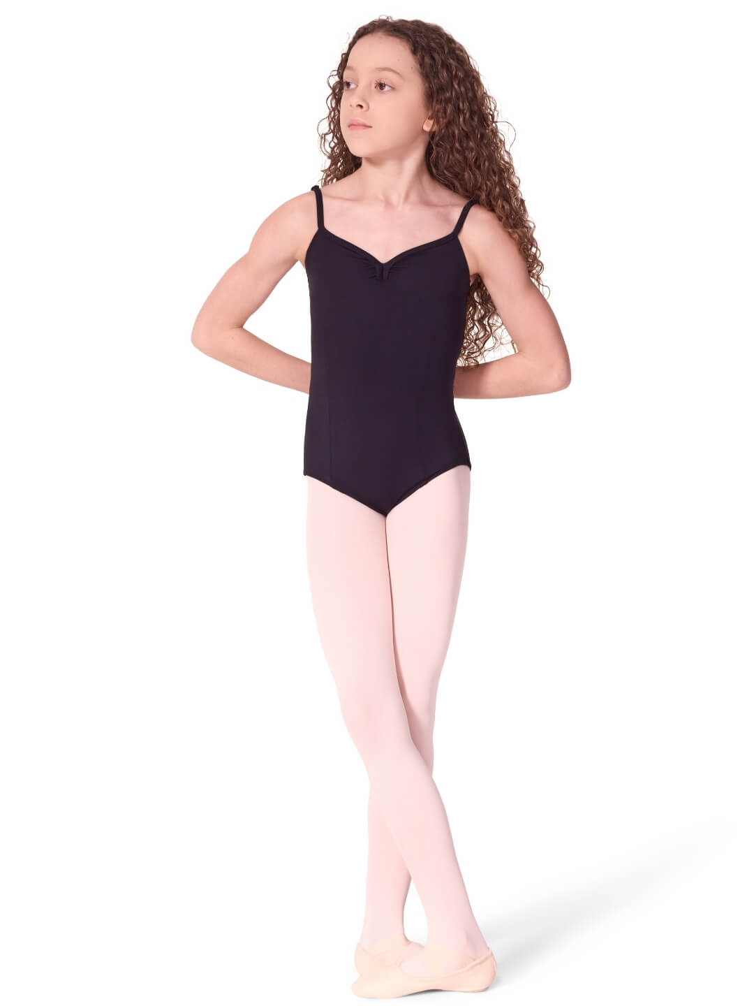Capezio Soft Elegance Camisole V-neck Leotard - Tween - Capezio Signature