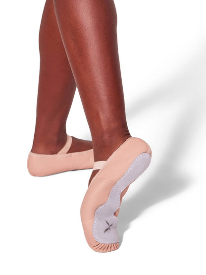 Leather Full Sole Daisy Ballet Shoe for Beginners - Capezio Essential