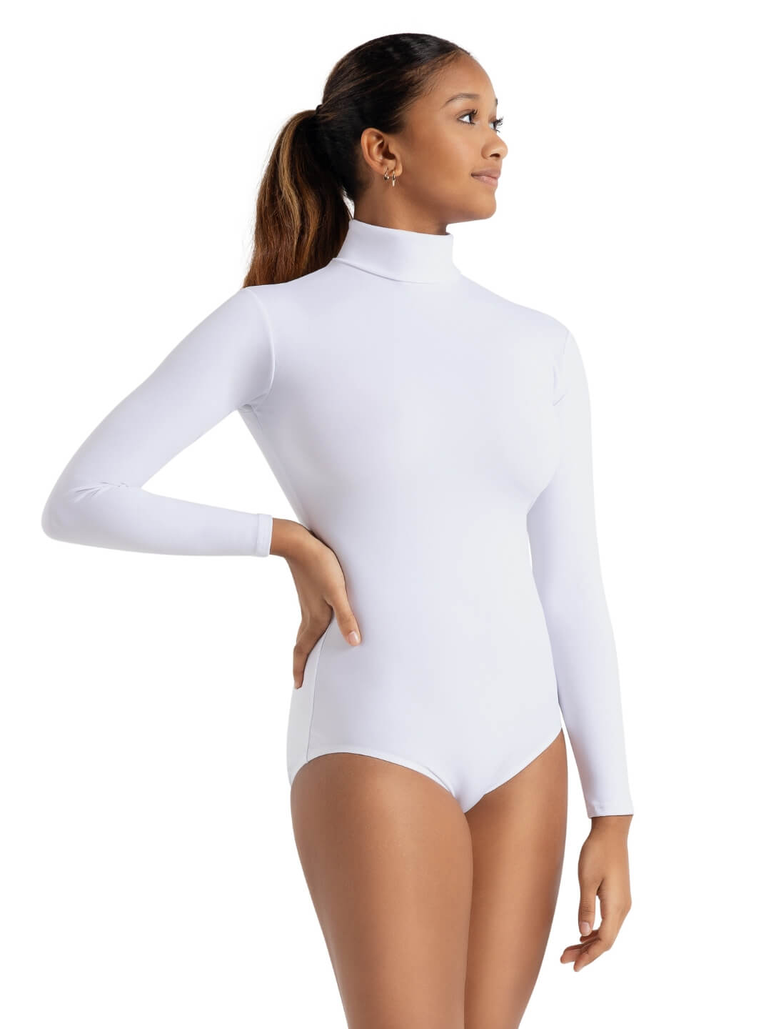Modest Turtleneck Long Sleeve Leotard - Capezio Essential