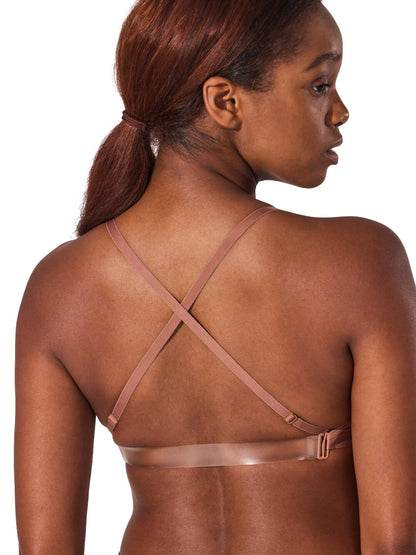 Capezio Deep Neck Clear Back Bra - Capezio Everyday