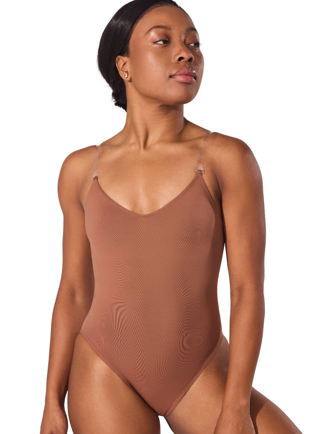Best-Seller Camisole Leotard with Clear Transition Straps - Capezio Best Seller