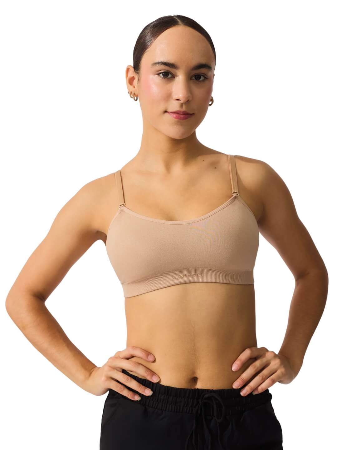 Capezio Seamless Clear Back Sweetheart Bandeau Bra - Capezio Recommended