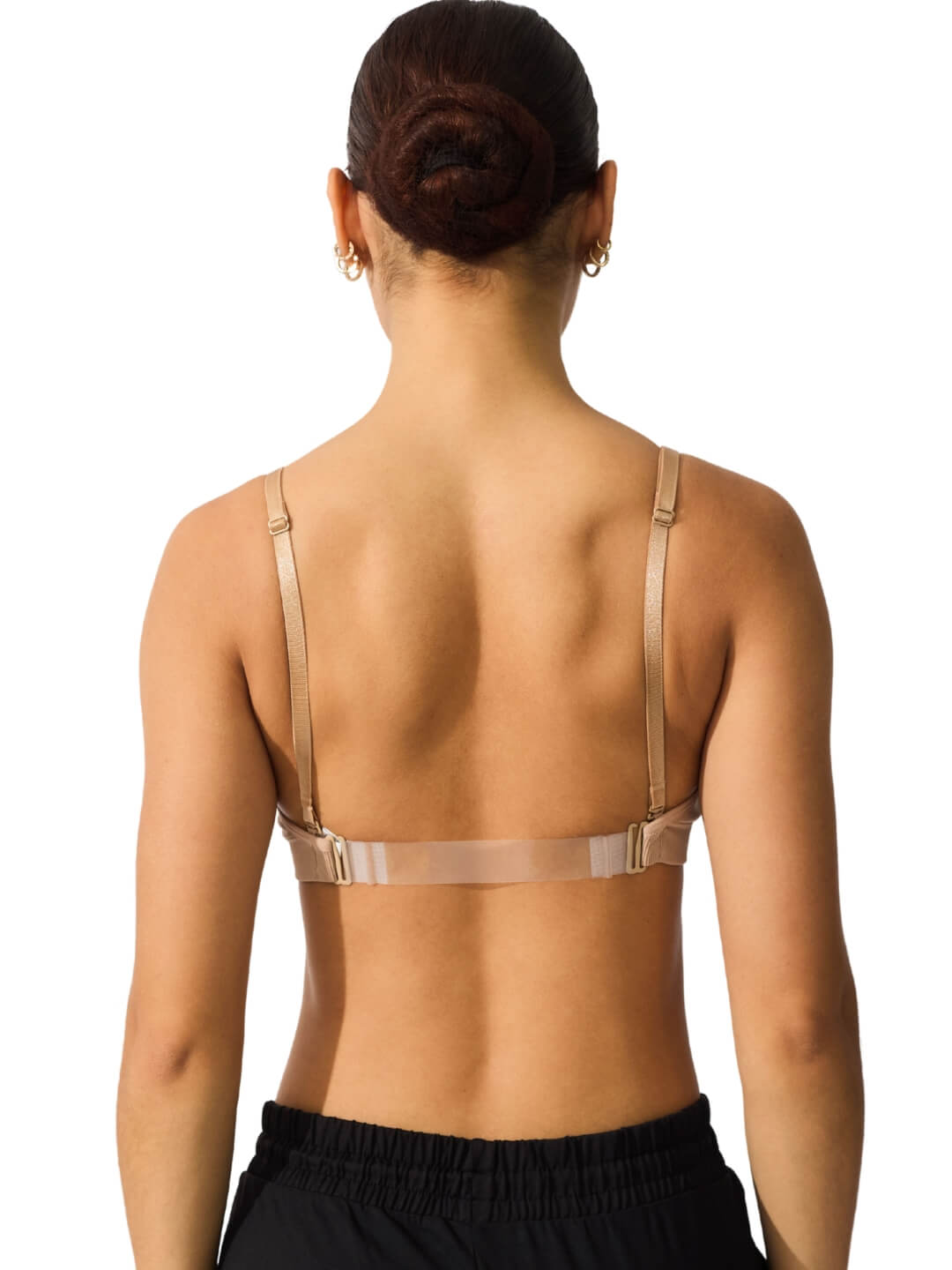 Capezio Seamless Clear Back Sweetheart Bandeau Bra - Capezio Recommended