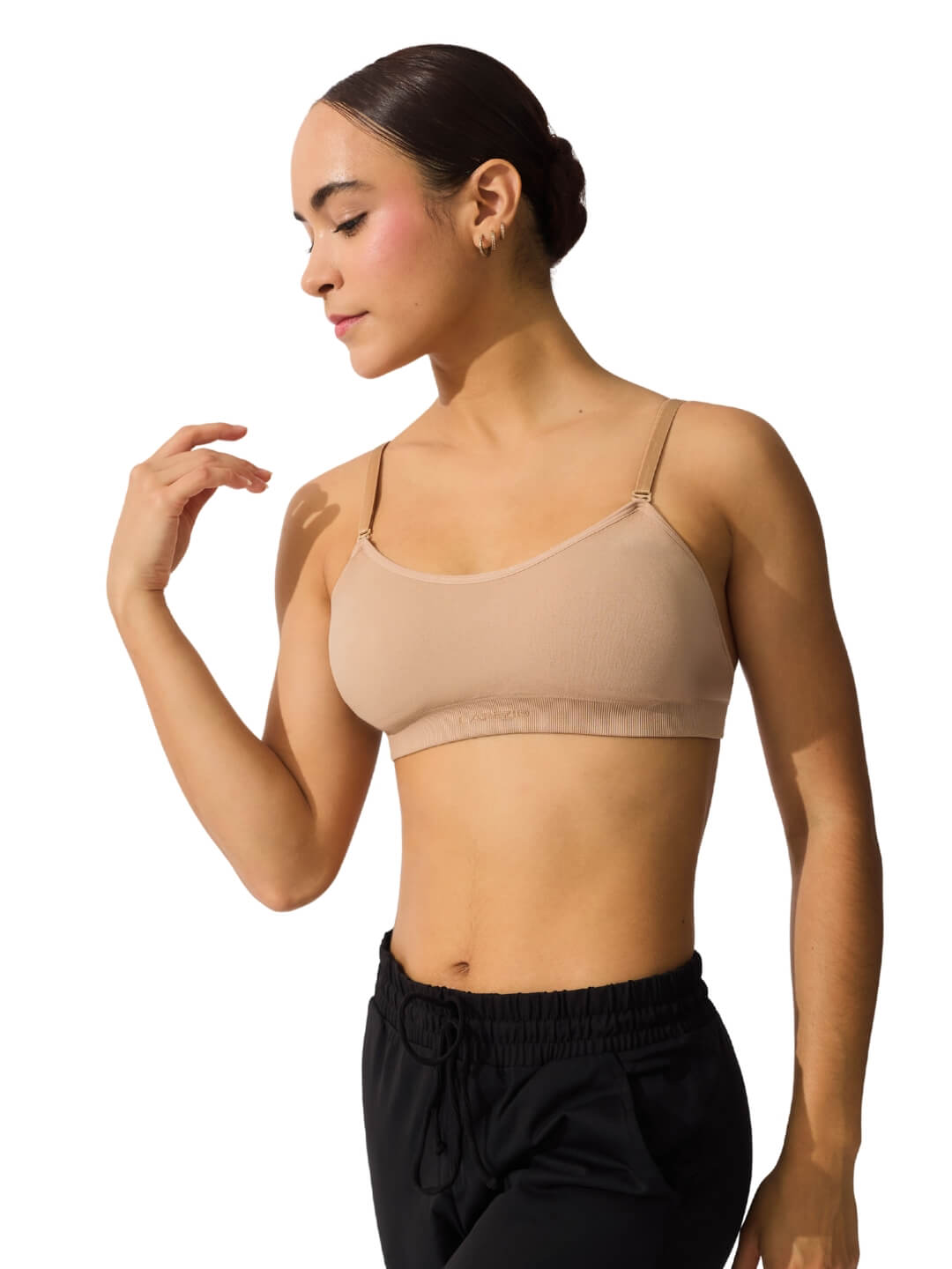 Capezio Seamless Clear Back Sweetheart Bandeau Bra - Capezio Recommended