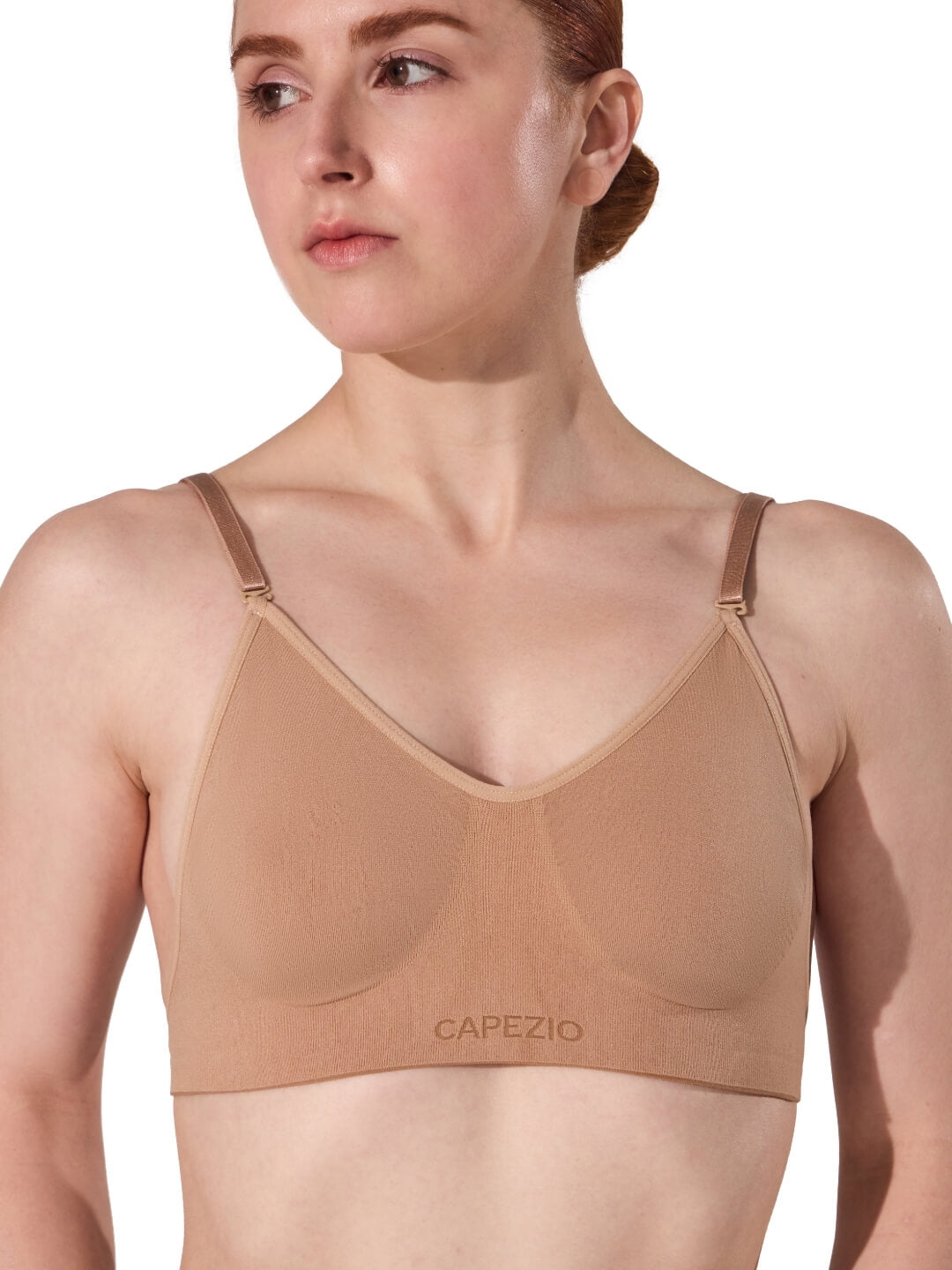 Capezio Seamless Clear Back Bra - Capezio Classic