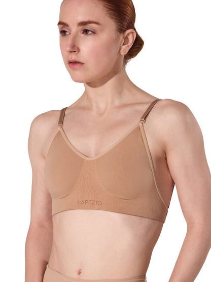 Capezio Seamless Clear Back Bra - Capezio Classic