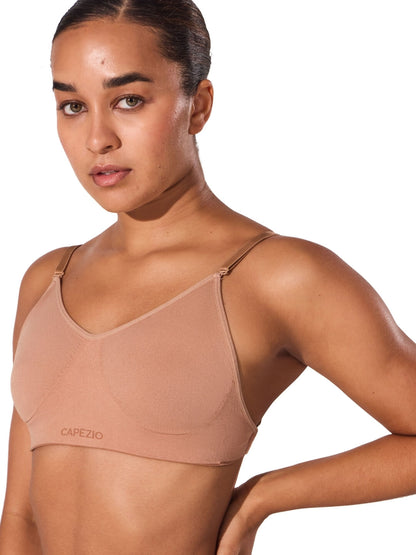 Capezio Seamless Clear Back Bra - Capezio Classic