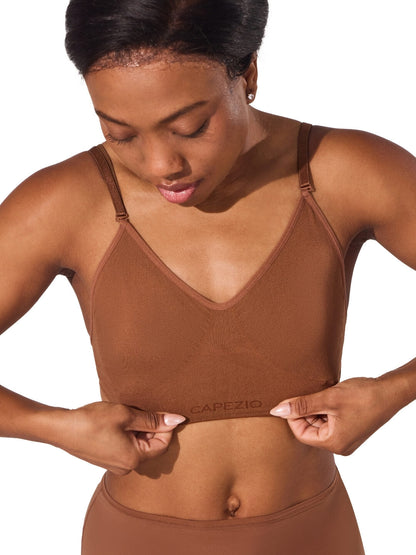 Capezio Seamless Clear Back Bra - Capezio Classic