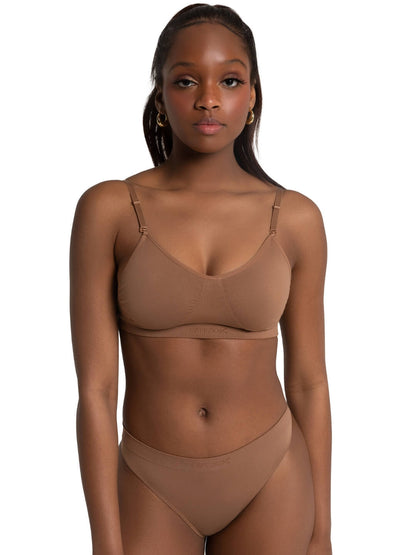 Capezio Seamless Clear Back Bra - Capezio Classic