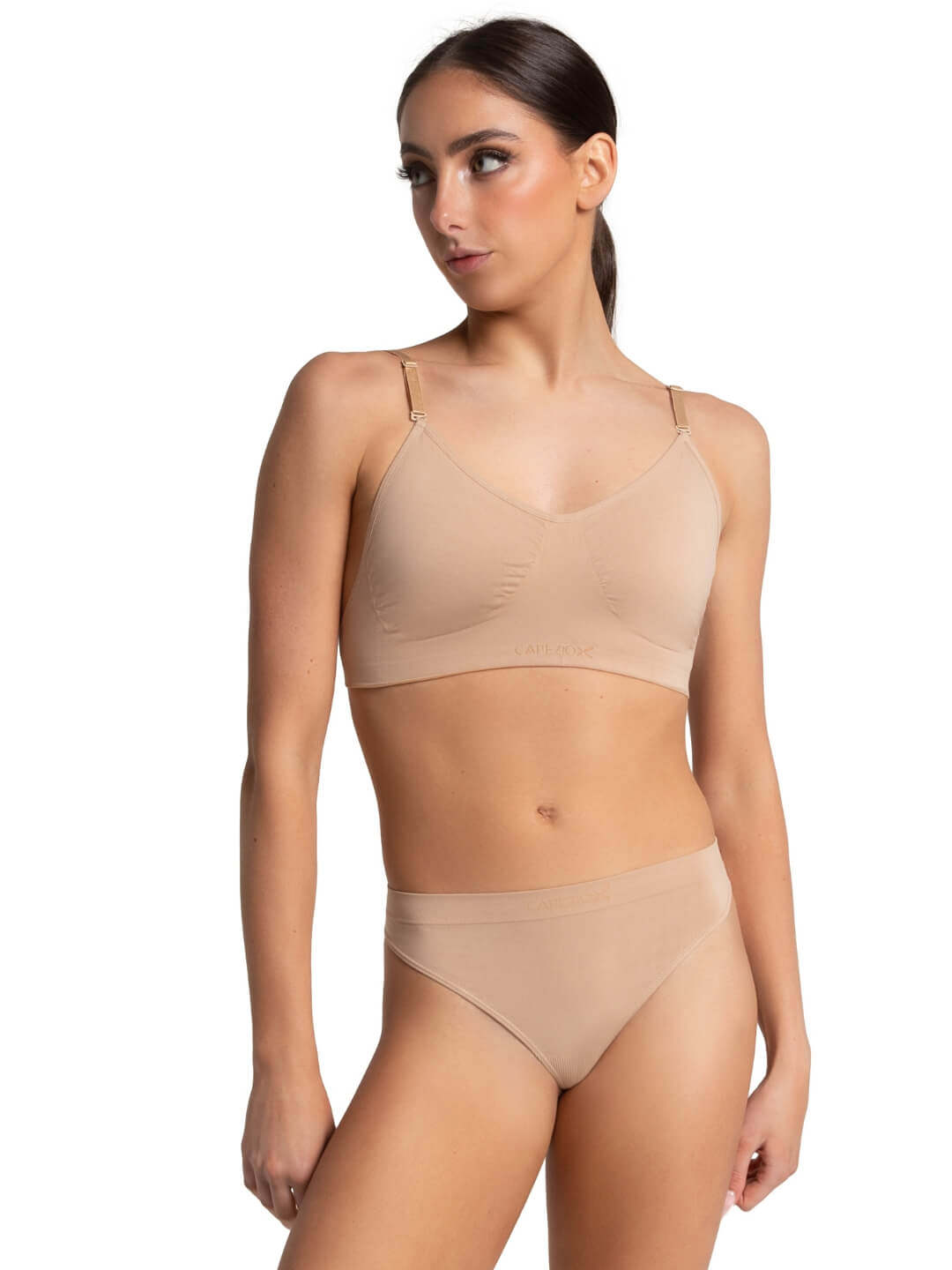 Capezio Seamless Clear Back Bra - Capezio Classic
