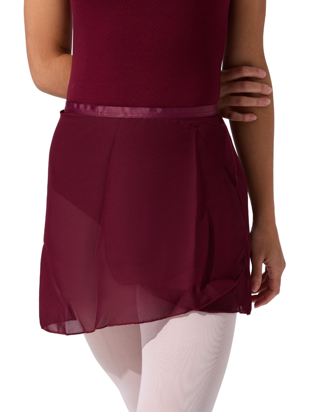 Elegant Georgette Wrap Skirt - Capezio Everyday