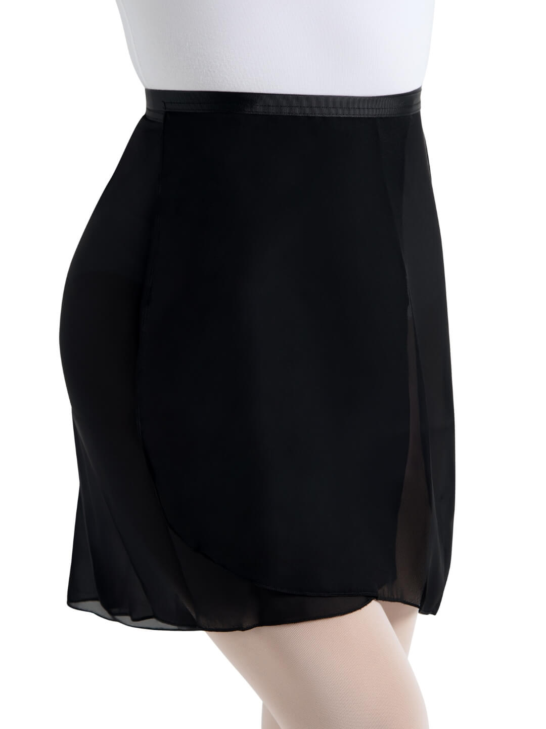 Elegant Georgette Long Wrap Skirt - Capezio Exclusive