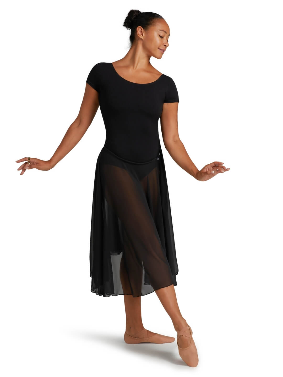 Mid Calf Full Circle Skirt - Capezio Best Seller