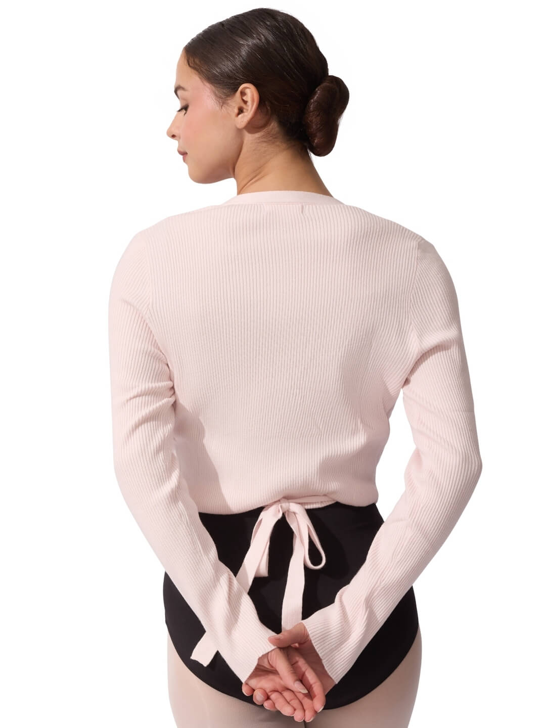 Knit Wrap Sweater with Improved Fit - Capezio Signature