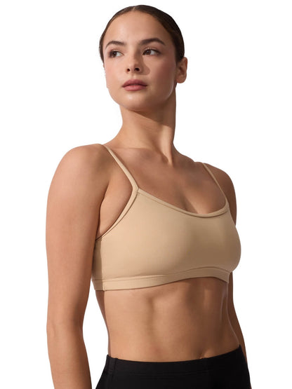 Lined Cami Bra Top with Adjustable Straps - Capezio Classic