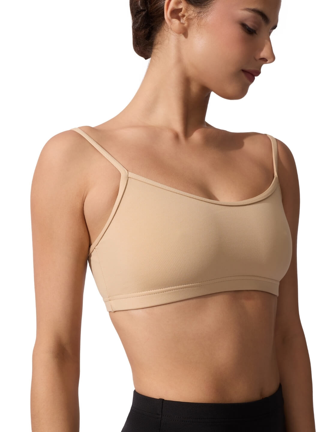 Lined Cami Bra Top with Adjustable Straps - Capezio Classic