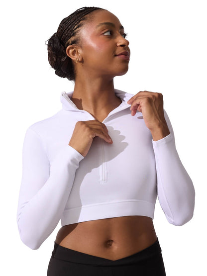Turtle Neck Long Sleeve Crop Top - Capezio Trending