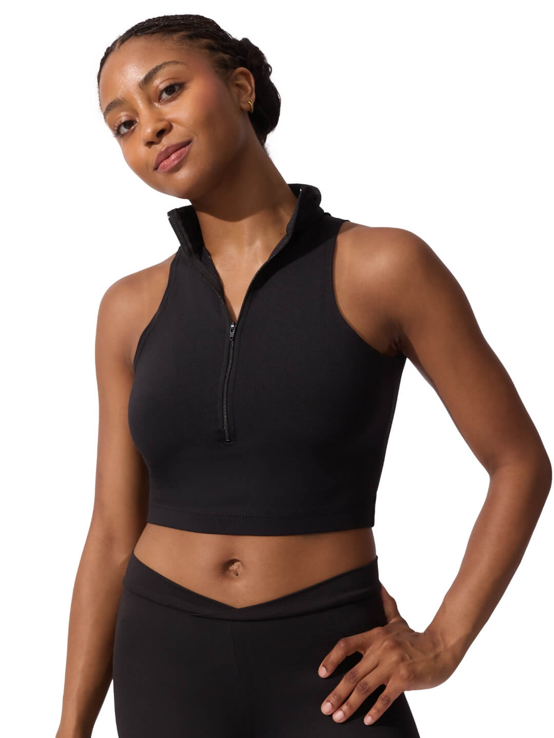 Capezio Team Basics Mock Neck Top - Capezio Classic