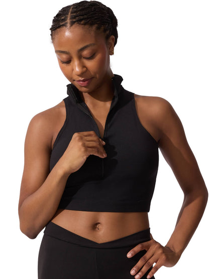 Capezio Team Basics Mock Neck Top - Capezio Classic
