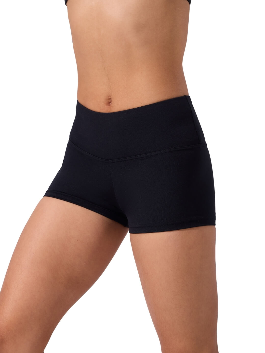 Gusset Short with Wide Waistband - Capezio Everyday