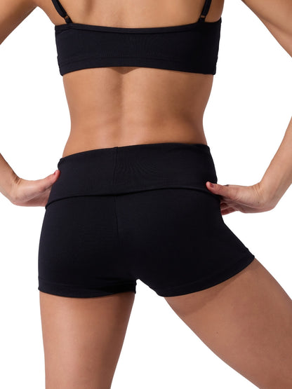Team Basic Boyshort with Fold-Over Waistband | Capezio - Capezio Signature