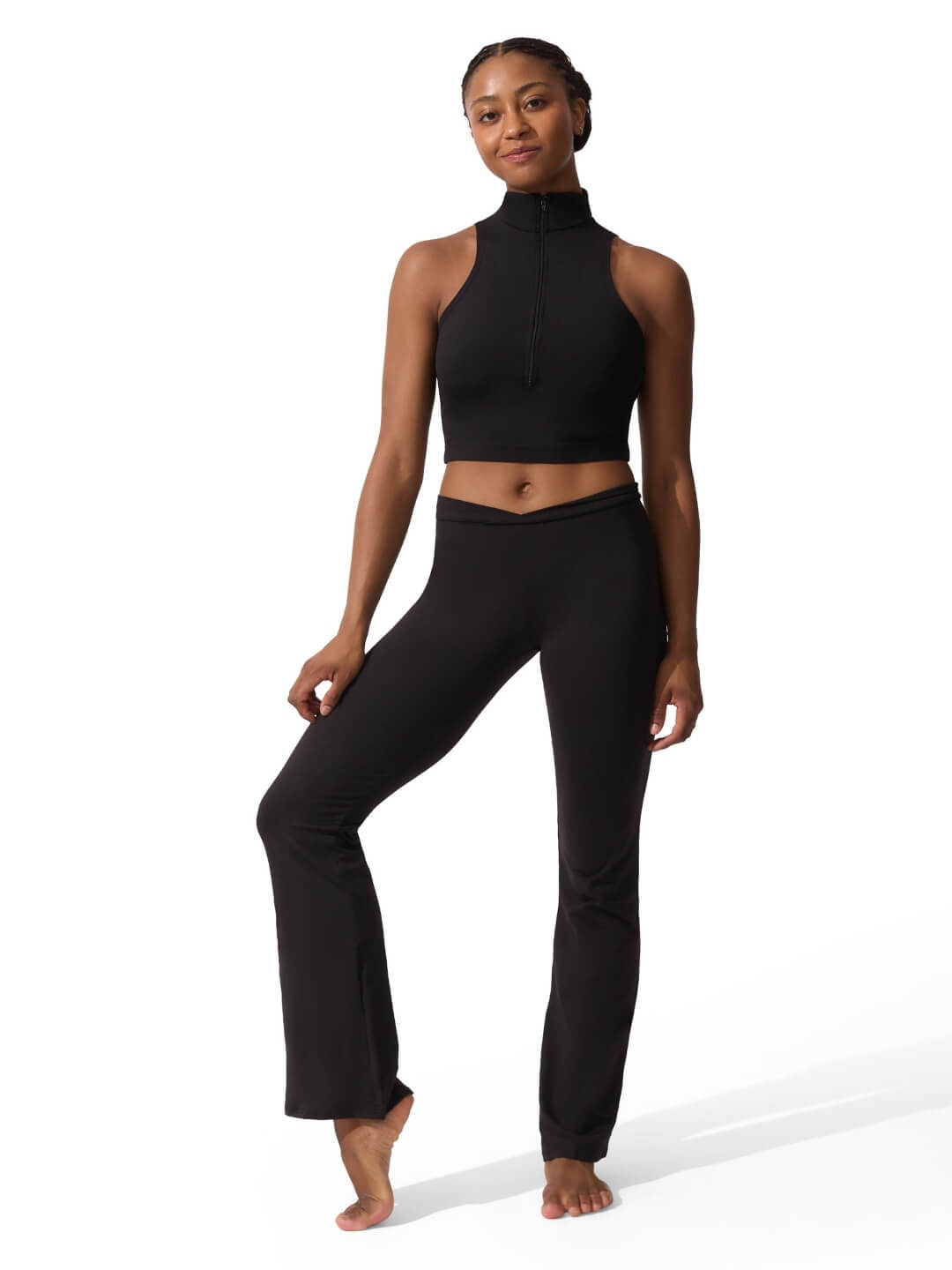 Capezio Studio Collection Cross Front Pant - Capezio Everyday