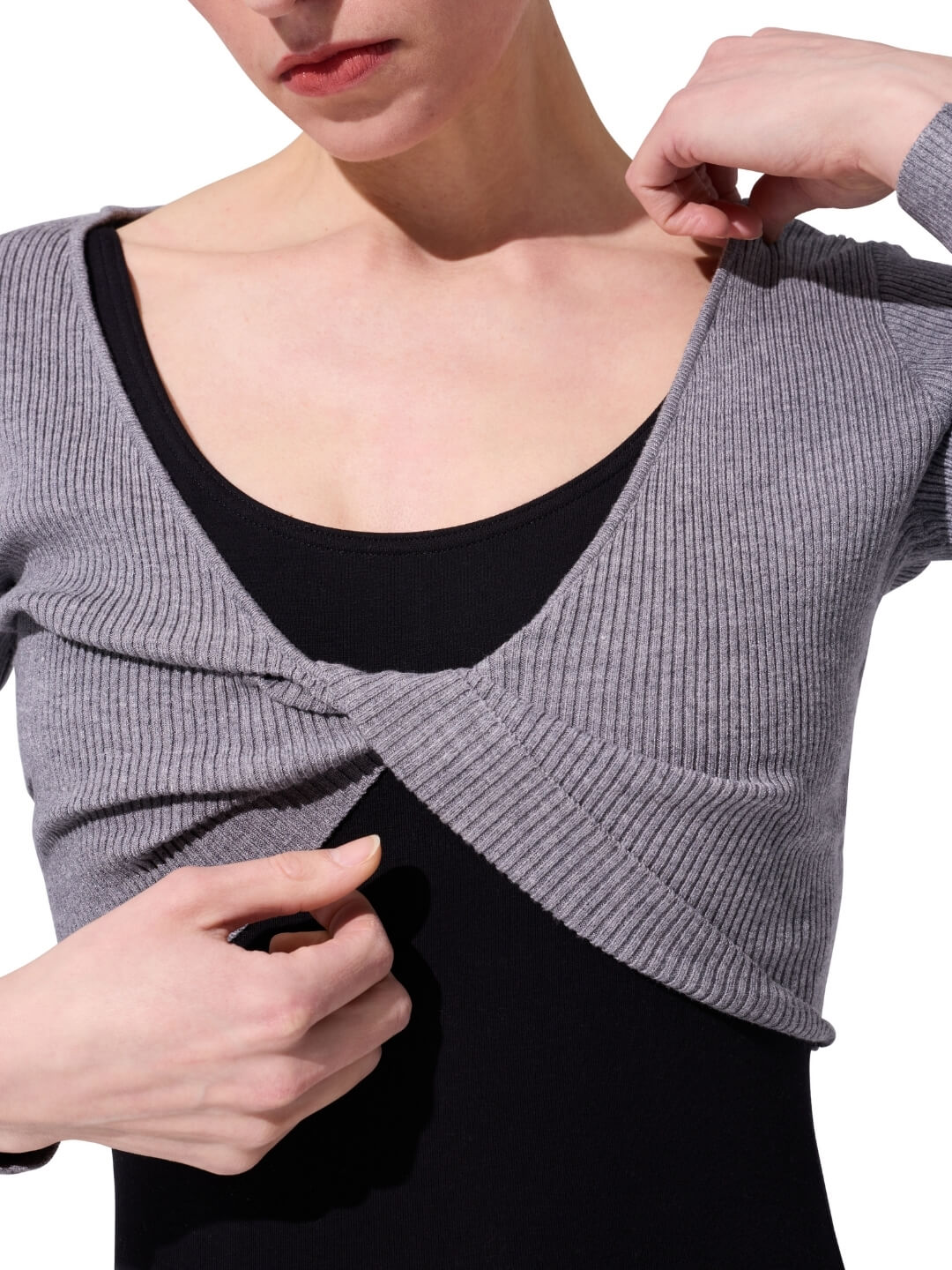 Capezio Shrug with Faux Knot - Capezio Exclusive