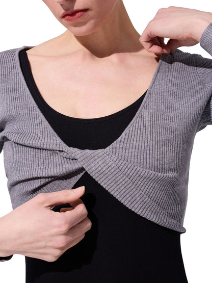 Capezio Shrug with Faux Knot - Capezio Exclusive