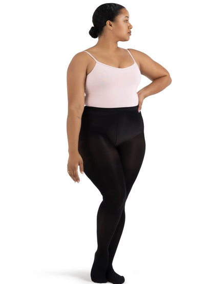 Ultra Hold Plus Size Footed Tight - Capezio Exclusive