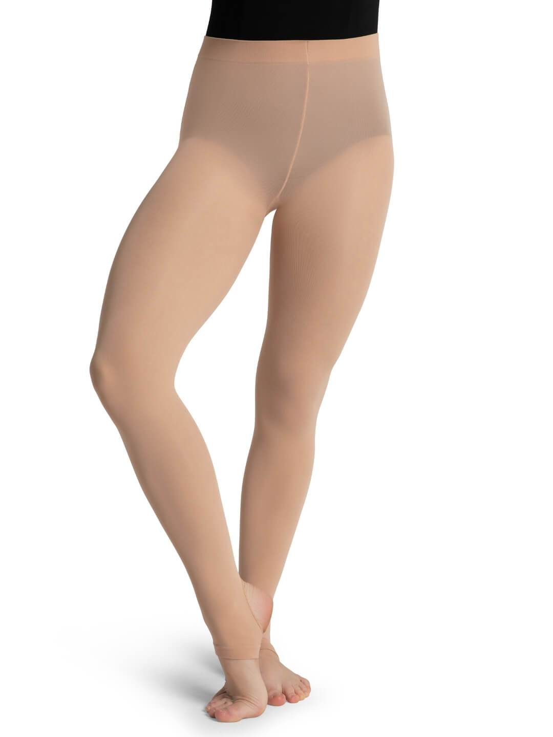 Self Knit Waist Stirrup Tight Wicks Moisture - Capezio Classic
