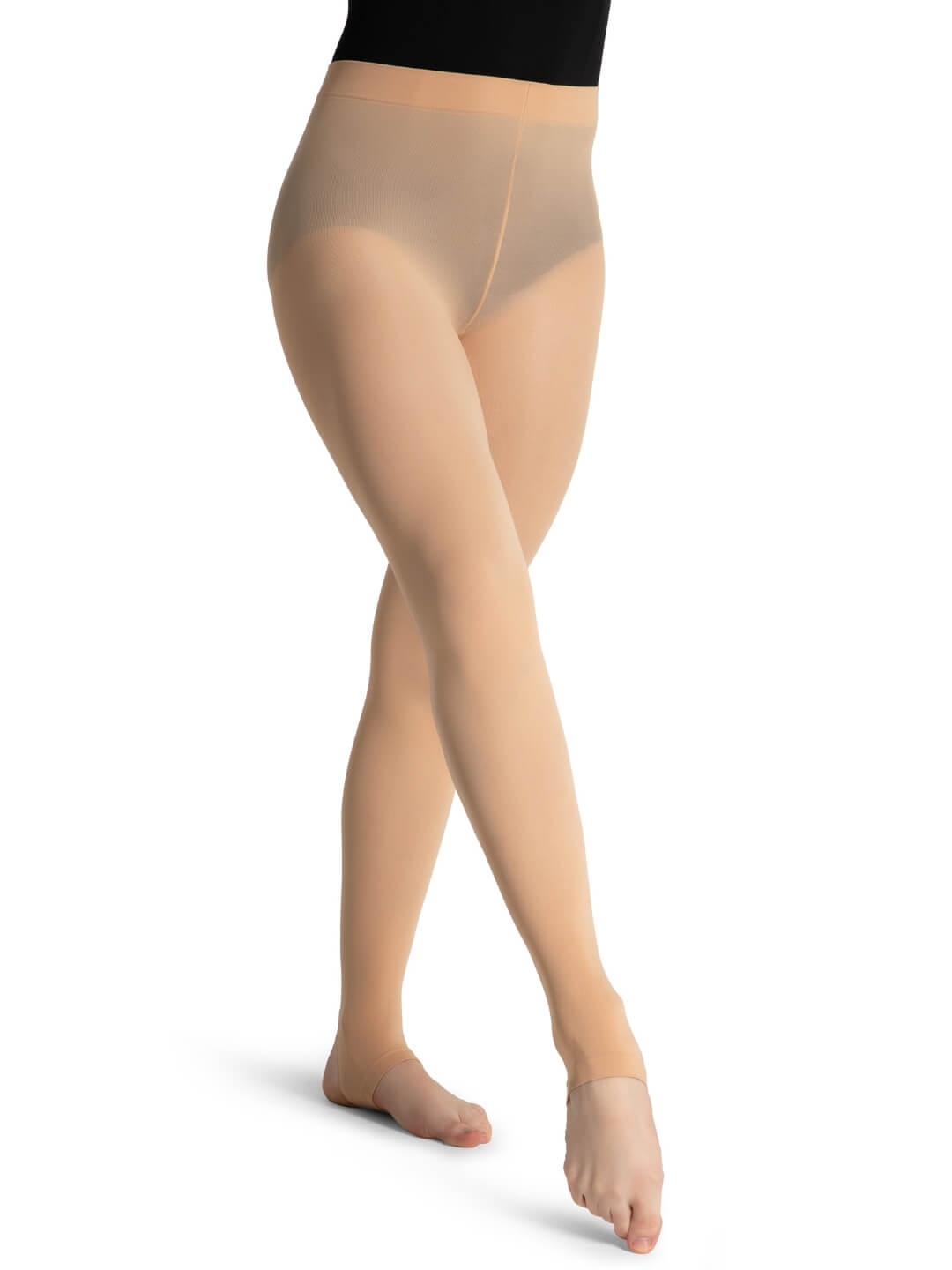 Self Knit Waist Stirrup Tight Wicks Moisture - Capezio Classic