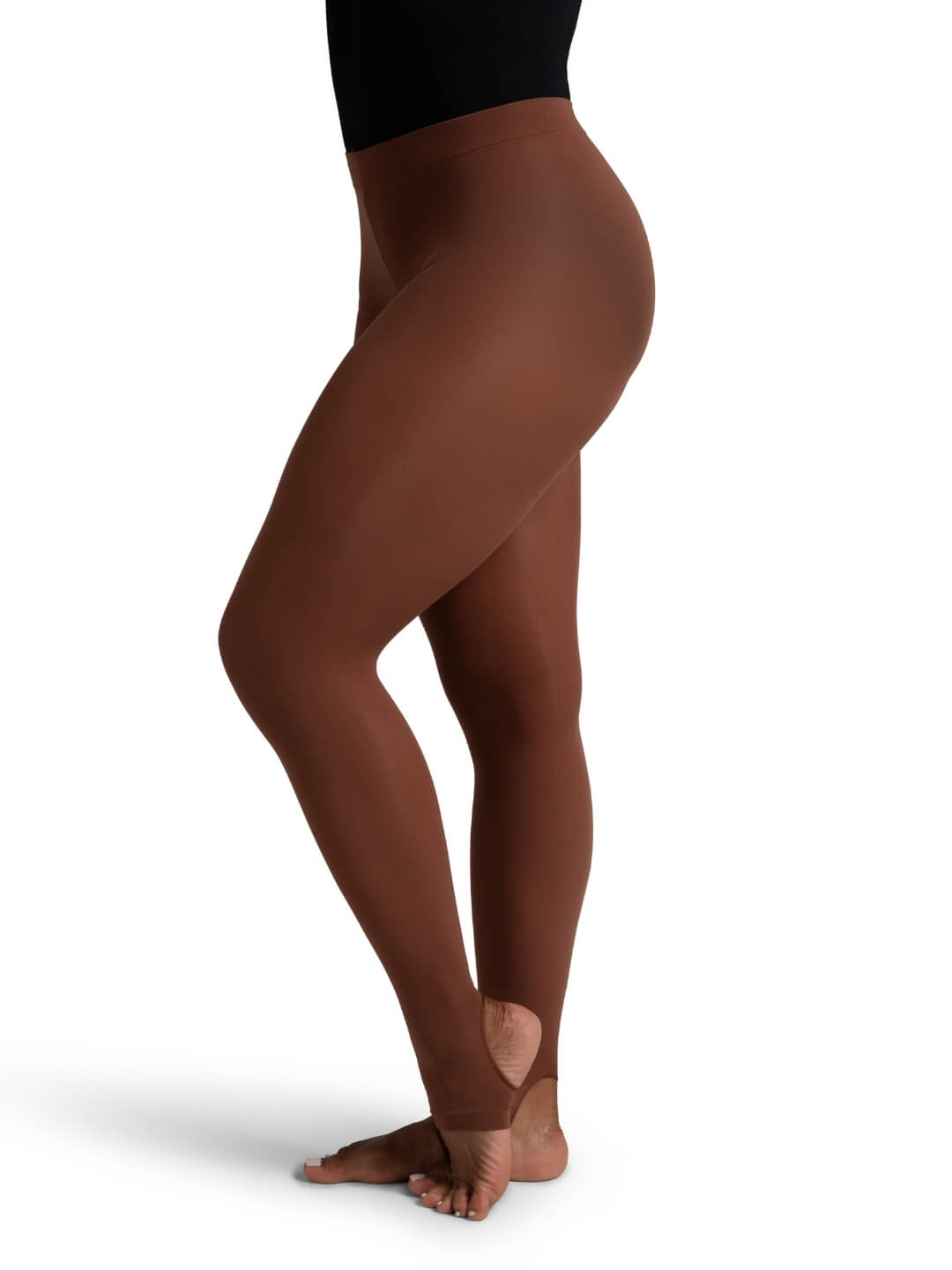 Self Knit Waist Stirrup Tight Wicks Moisture - Capezio Classic