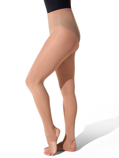 Self Knit Waist Stirrup Tight Wicks Moisture - Capezio Classic