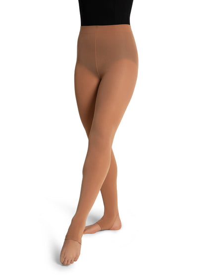 Self Knit Waist Stirrup Tight Wicks Moisture - Capezio Classic