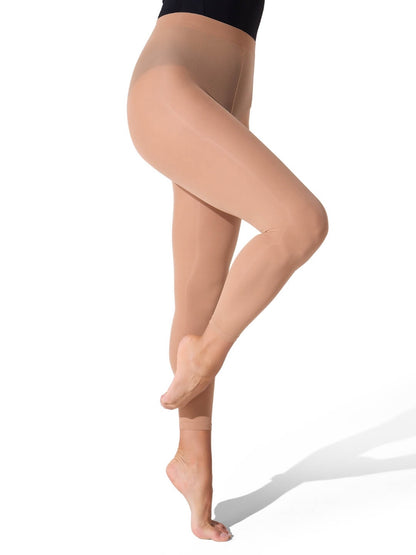 Footless Tight with Self Knit Waistband - Capezio Trending