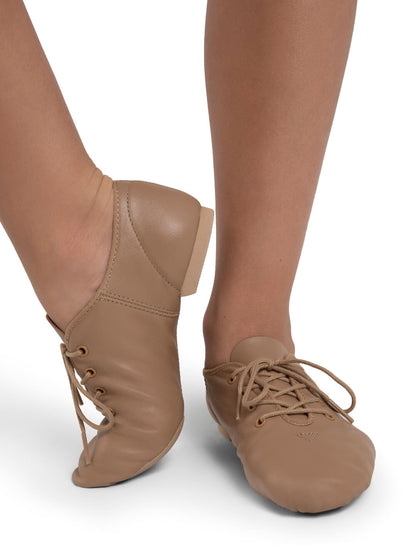 Children's Lace-up Jazz Shoe for Rising Dancers - Capezio Recommended