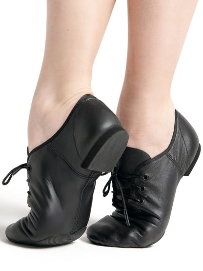 Children's Lace-up Jazz Shoe for Rising Dancers - Capezio Recommended