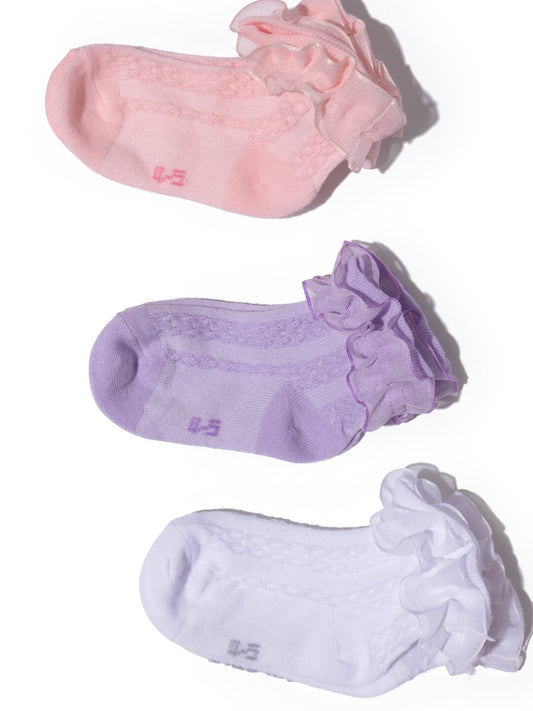 Capezio Children's Ruffle Sock (3-Pack) - Capezio Essential