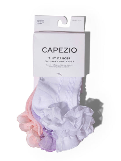 Capezio Children's Ruffle Sock (3-Pack) - Capezio Essential