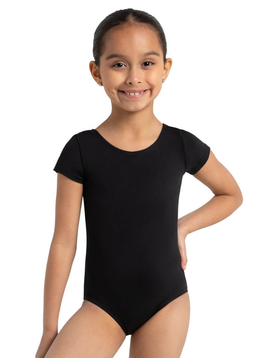 Children's Best-Seller Short Sleeve Leotard - Capezio Signature