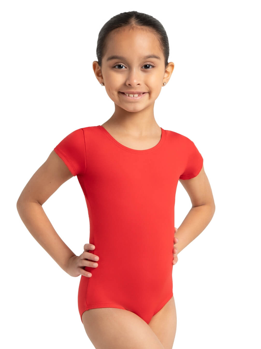 Children's Best-Seller Short Sleeve Leotard - Capezio Signature