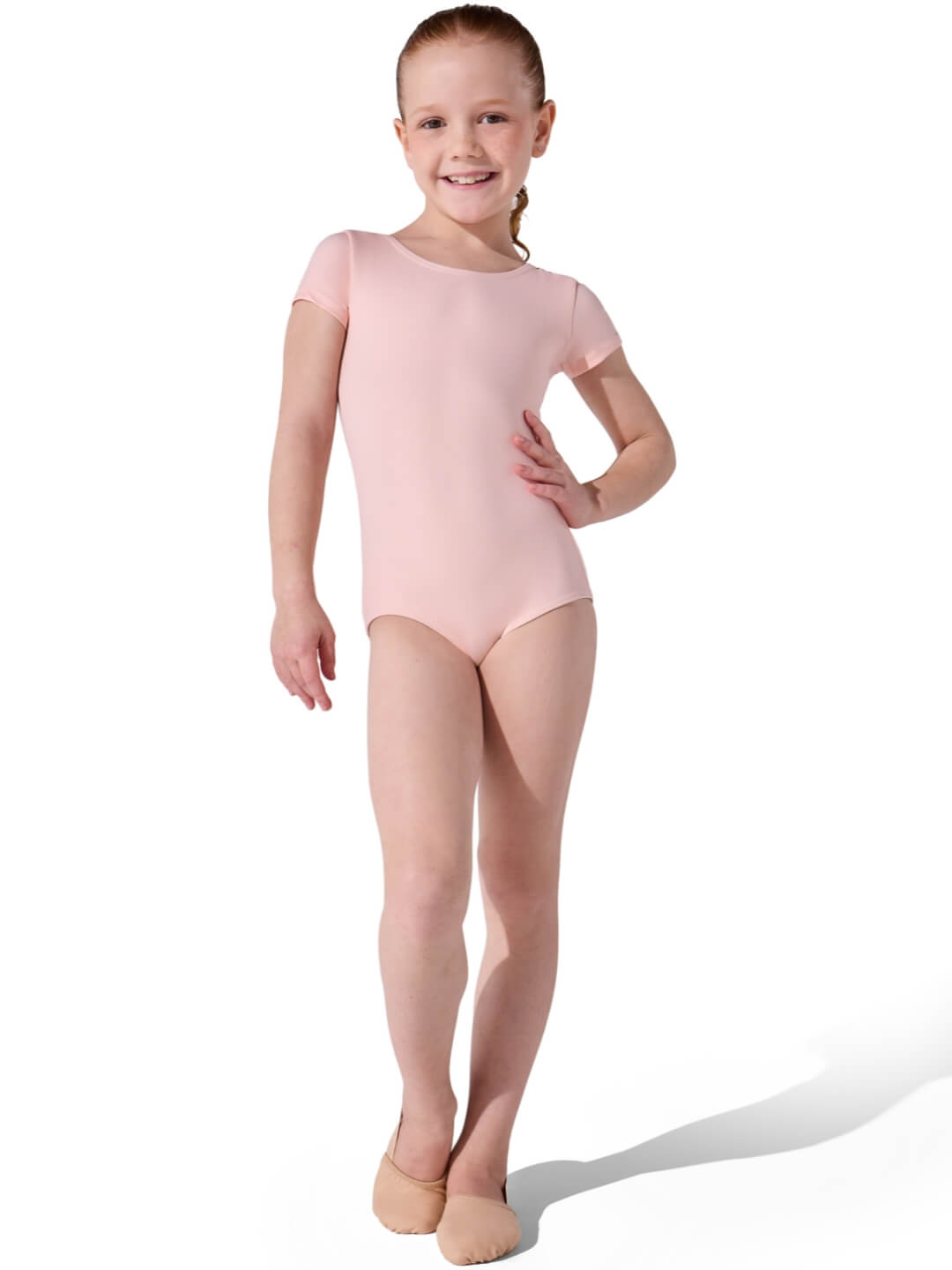 Children's Best-Seller Short Sleeve Leotard - Capezio Signature