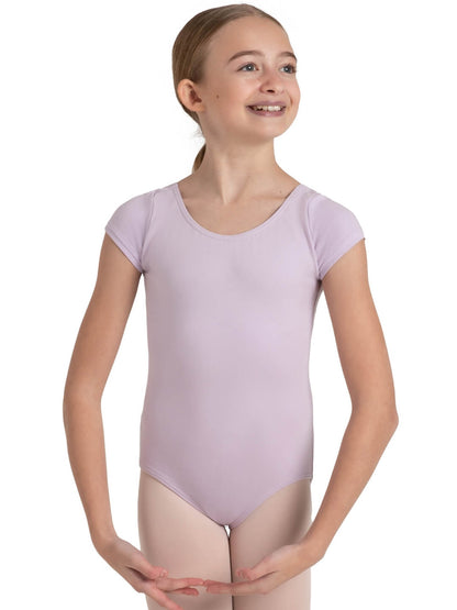 Children's Essential Short Sleeve Cotton Leotard - Capezio Classic