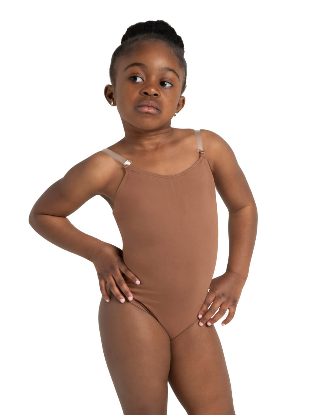 Children's Camisole Leotard with Clear Transition Straps - Capezio Everyday