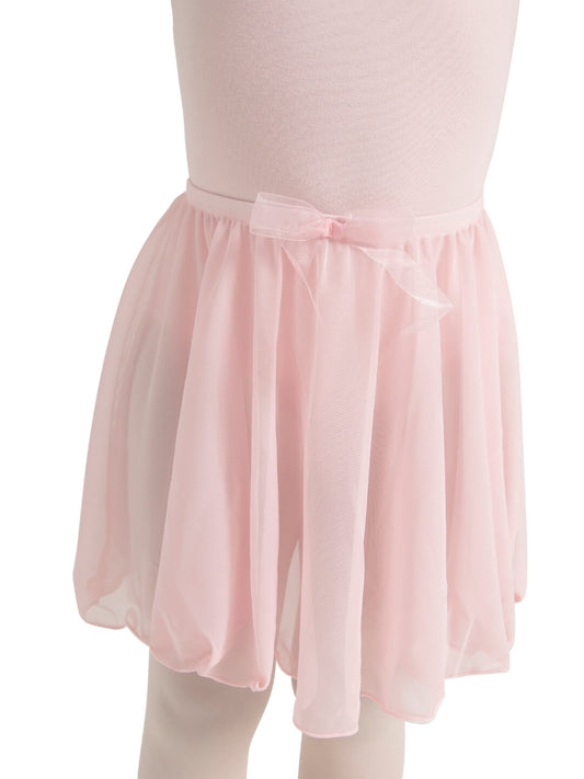 Children's Pull On Circular Skirt with Bow Trim - Capezio Essential