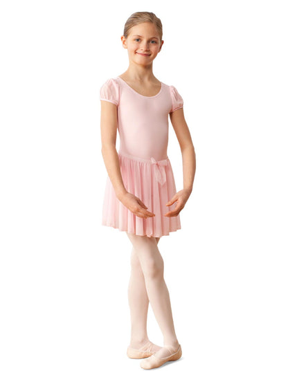 Children's Pull On Circular Skirt with Bow Trim - Capezio Essential