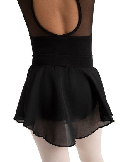 Children's Pull On Georgette Skirt with Bow - Capezio Exclusive
