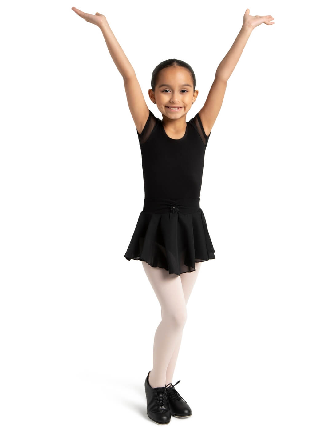Children's Pull On Georgette Skirt with Bow - Capezio Exclusive