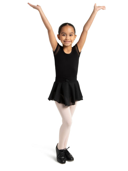 Children's Pull On Georgette Skirt with Bow - Capezio Exclusive