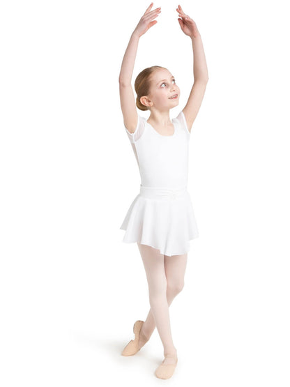 Children's Pull On Georgette Skirt with Bow - Capezio Exclusive